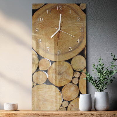 Orologio verticale Legna