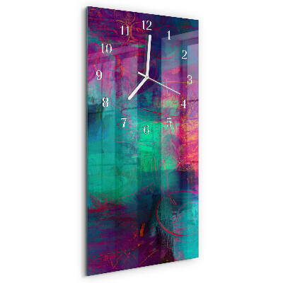 Orologio verticale Pittura colorata