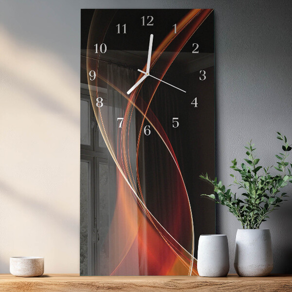 Orologio verticale Linee astratte
