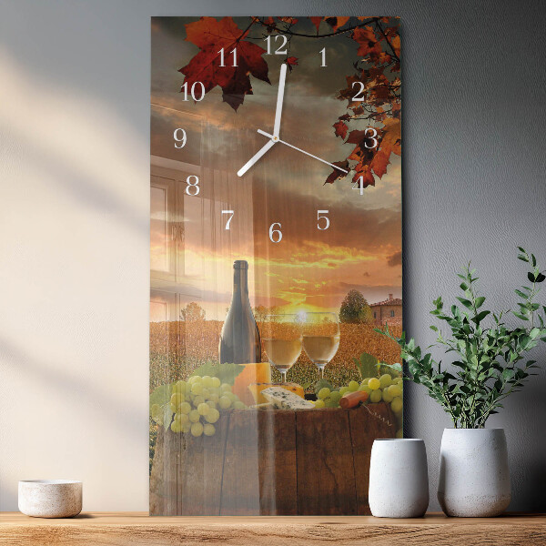 Orologio verticale Natura del vino