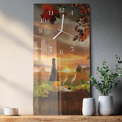 Orologio verticale Natura del vino