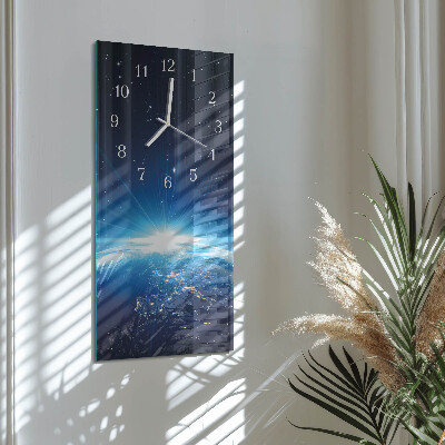 Orologio verticale Earth Weltall