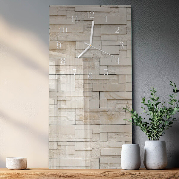 Orologio verticale Muro di pietra
