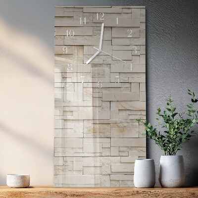 Orologio verticale Muro di pietra