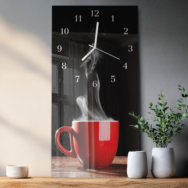 Orologio verticale Tazza di caffè