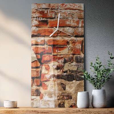 Orologio verticale Muro di mattoni