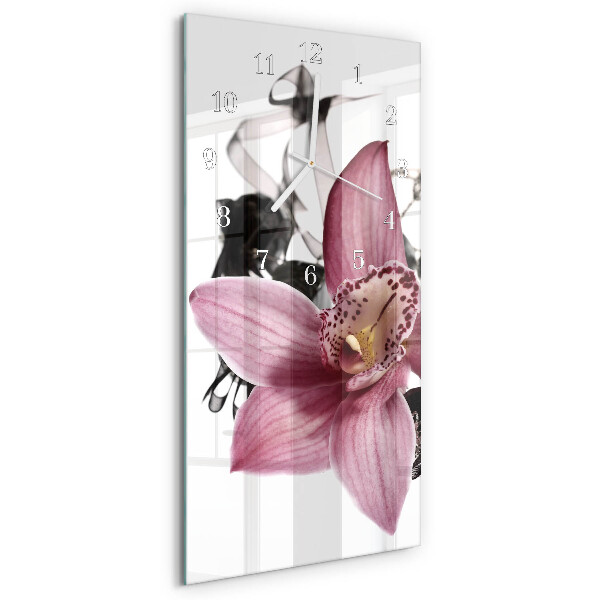Orologio verticale Orchidea