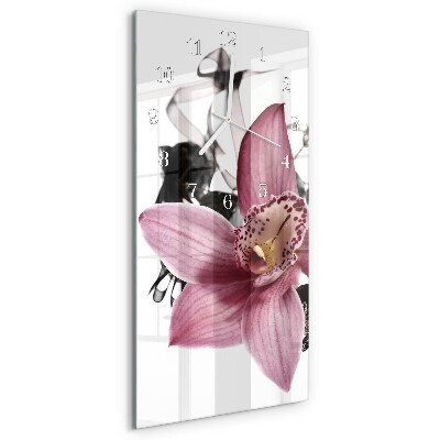 Orologio verticale Orchidea