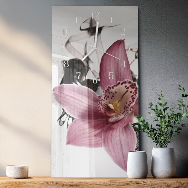 Orologio verticale Orchidea