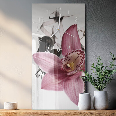 Orologio verticale Orchidea