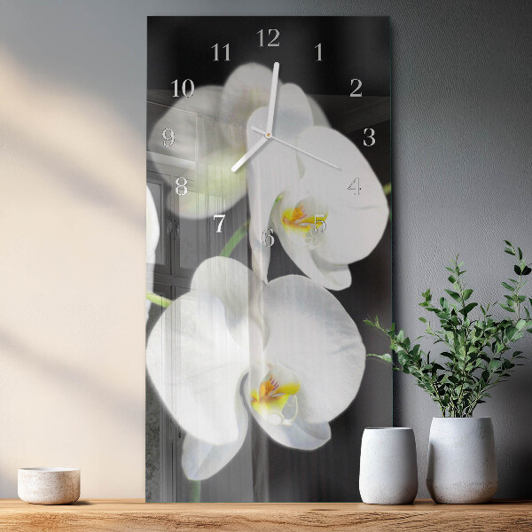 Orologio verticale Orchidea