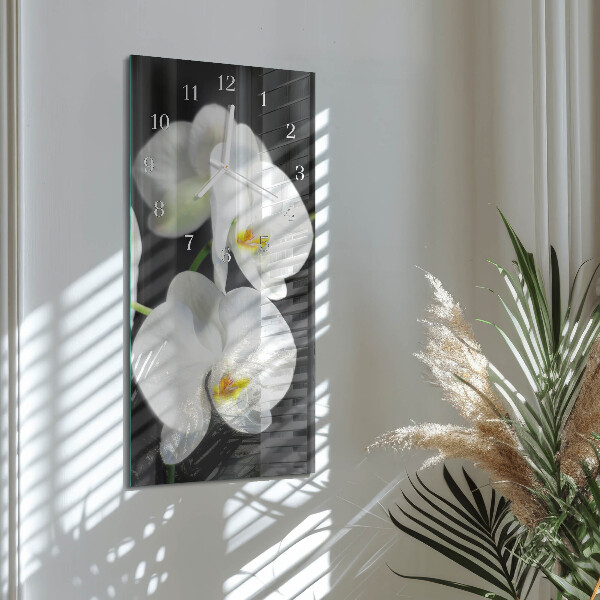 Orologio verticale Orchidea