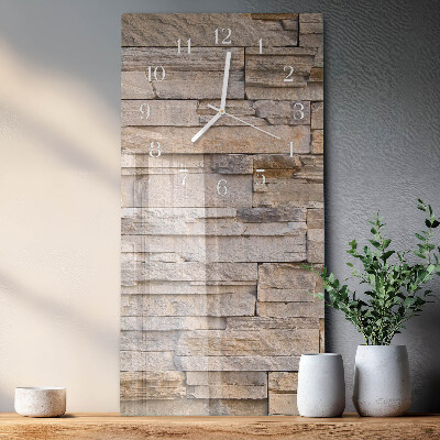 Orologio verticale Muro di pietra