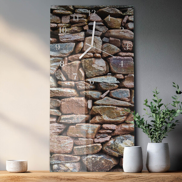 Orologio verticale Muro di pietra