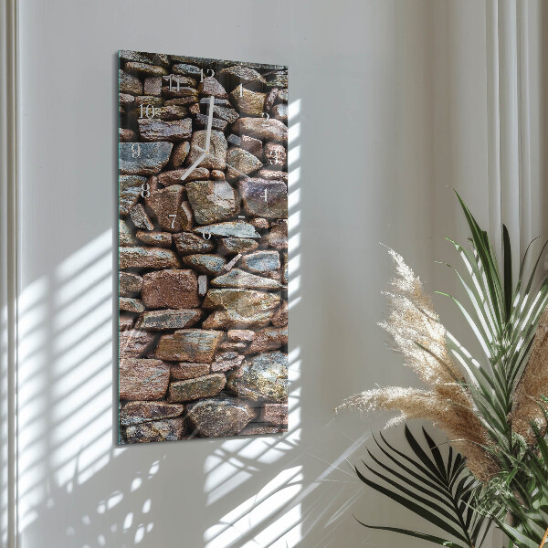 Orologio verticale Muro di pietra