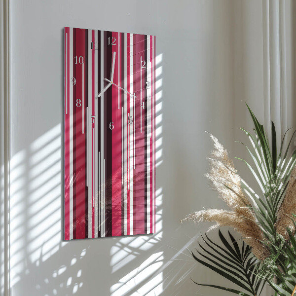 Orologio verticale Strisce