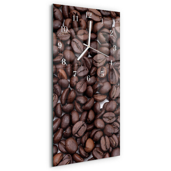 Orologio verticale chicchi di caffè