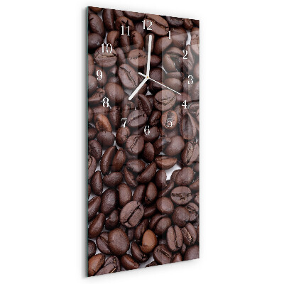 Orologio verticale chicchi di caffè