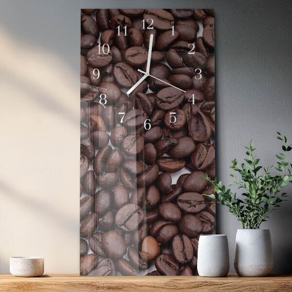 Orologio verticale chicchi di caffè