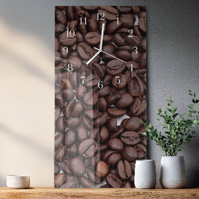 Orologio verticale chicchi di caffè