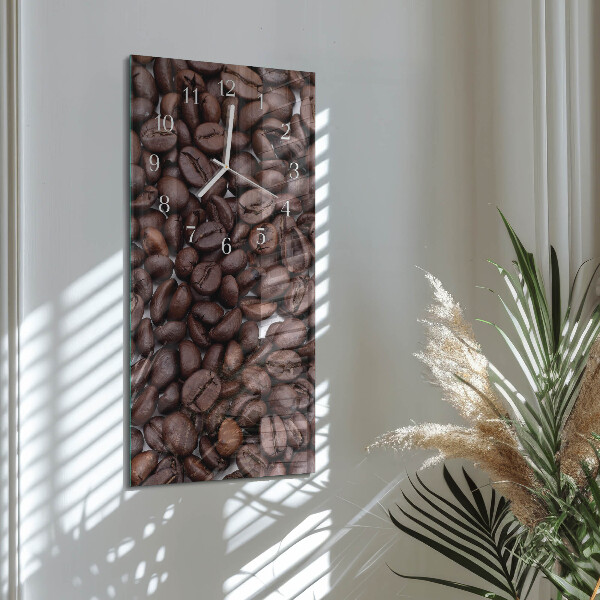 Orologio verticale chicchi di caffè