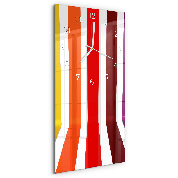 Orologio verticale Strisce