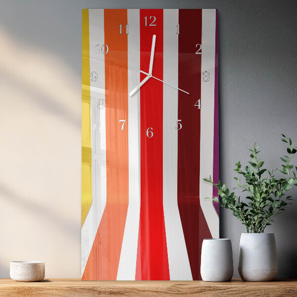 Orologio verticale Strisce
