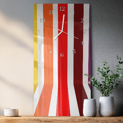 Orologio verticale Strisce