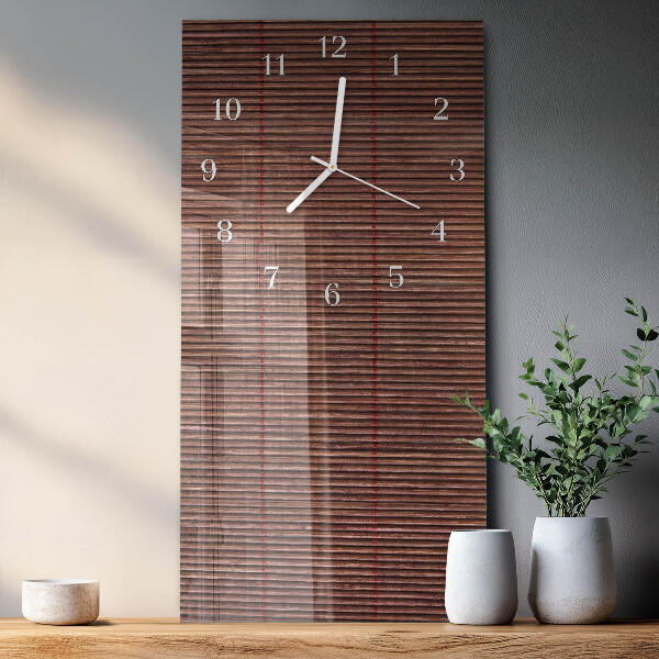 Orologio verticale Tende di bambù