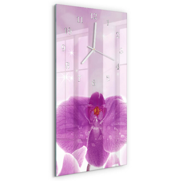 Orologio verticale Orchidea