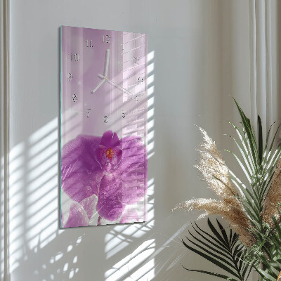 Orologio verticale Orchidea