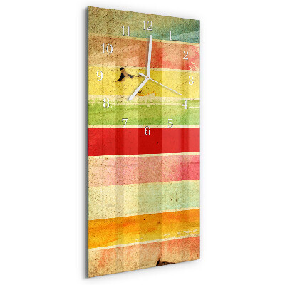 Orologio verticale Muro colorato