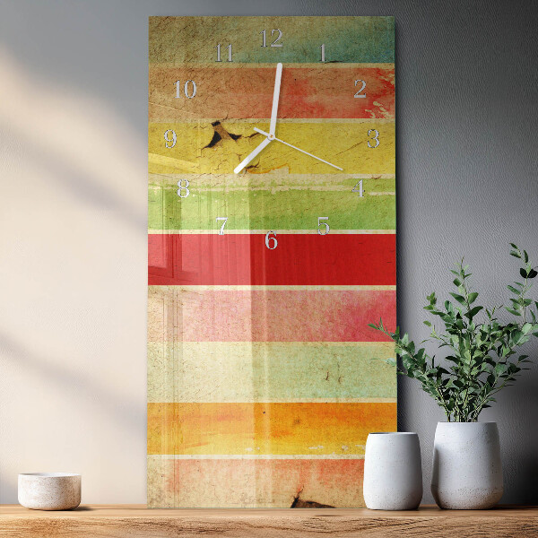 Orologio verticale Muro colorato