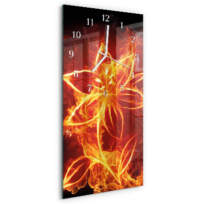Orologio verticale Fiamma di fuoco