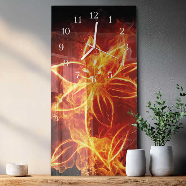 Orologio verticale Fiamma di fuoco