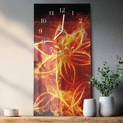 Orologio verticale Fiamma di fuoco