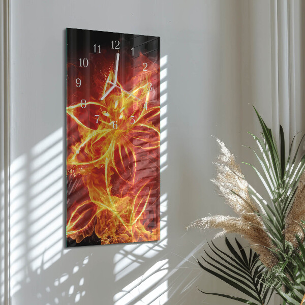 Orologio verticale Fiamma di fuoco
