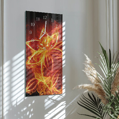 Orologio verticale Fiamma di fuoco