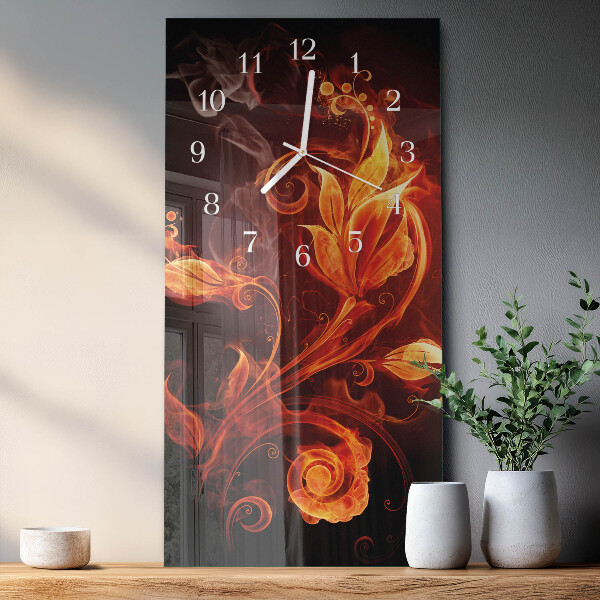 Orologio verticale Fiamma di fuoco