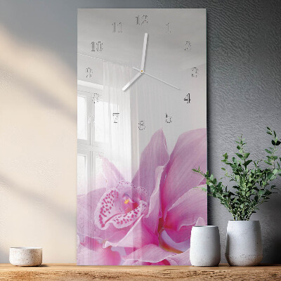 Orologio verticale Orchidea