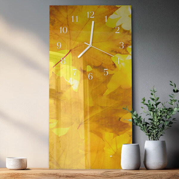 Orologio verticale Foglie