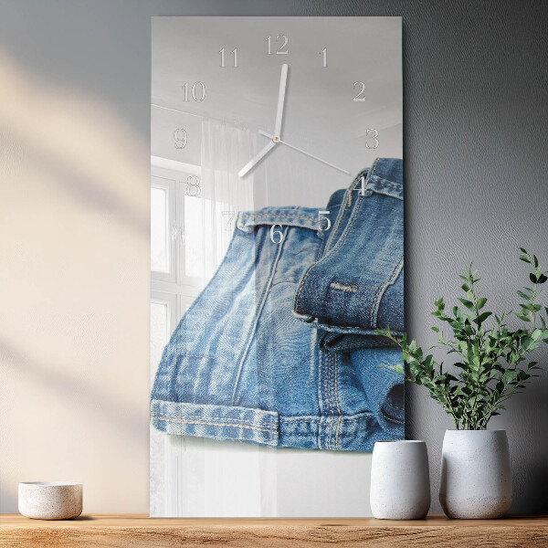 Orologio verticale Jeans