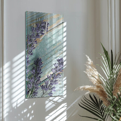 Orologio verticale Lavanda