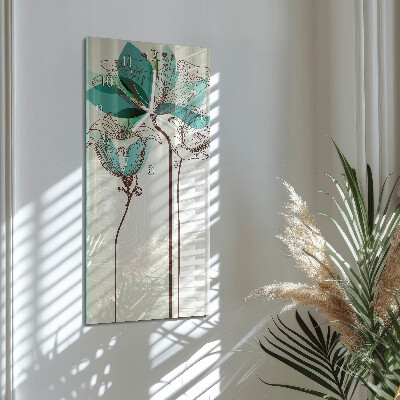 Orologio verticale Fiore
