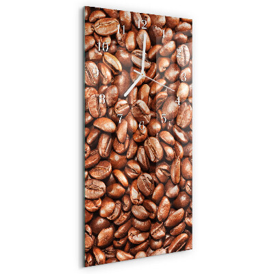 Orologio verticale chicchi di caffè