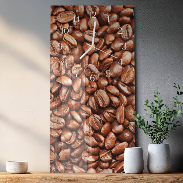 Orologio verticale chicchi di caffè