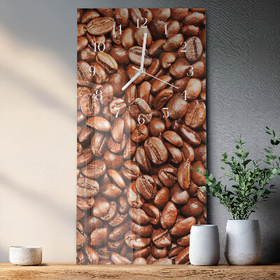 Orologio verticale chicchi di caffè