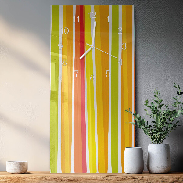 Orologio verticale Strisce