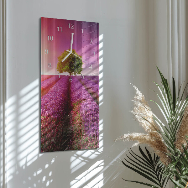 Orologio verticale Albero di lavanda