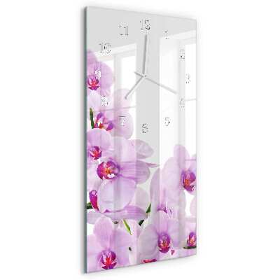 Orologio verticale Orchidee